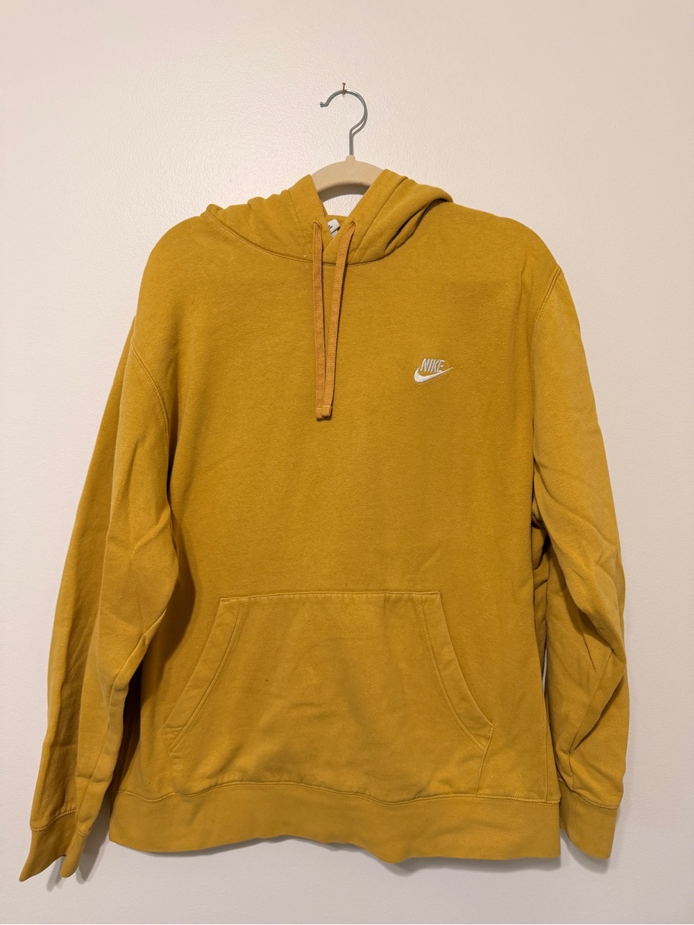 Nike Mustard Yellow Crewneck Hoodie